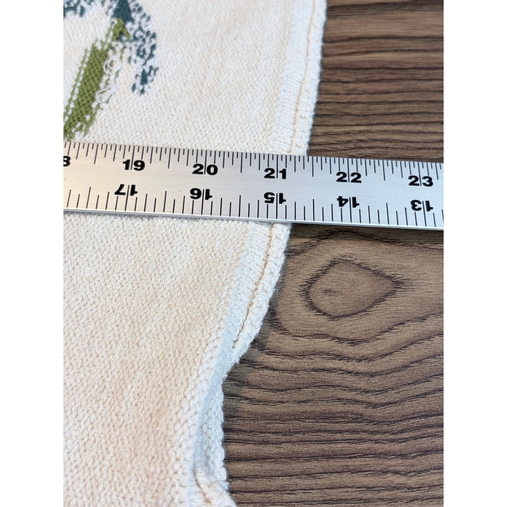 NWT  Pilcro Anthropologie Floral Intarsia Knit Tank Top Cream XL - Picture 11 of 11